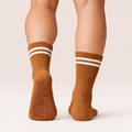 Alivra Pilates Grip Socks  - Toffee
